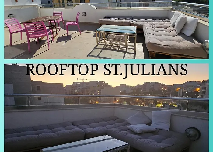 Rooftop View St Julians J1